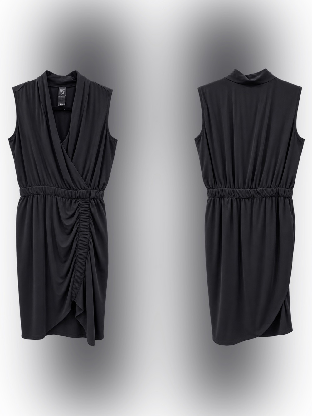 Maria Cornejo Black Draped Wrap Dress – Size 10 – Made in New York - Picture 1 of 3